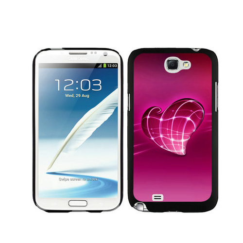 Valentine Love Shine Samsung Galaxy Note 2 Cases DOC